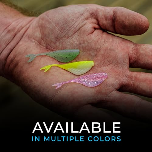 6th Sense – Clobber Minnow 2" – Soft Plastic Minnow – Crappie/Panfish Fishing – FFS Sonar Bait – (12 per Pack) Made in the USA - color: Monkey Milk