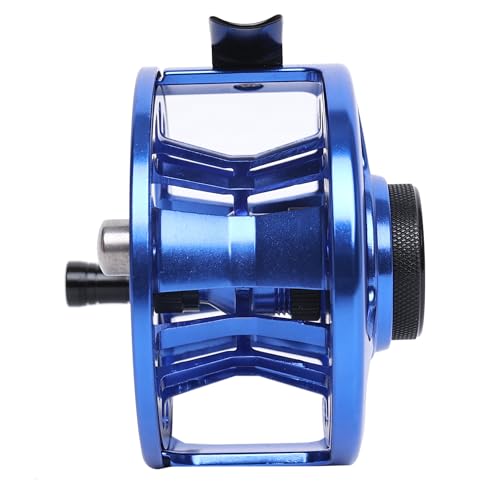 Raprance Fly Fishing Reel,CNC-Machined Aluminum Alloy Fly Reel Large Arbor Fly Reel, 3/4, 5/6, 7/8 wt Blue - size: 3/4wt