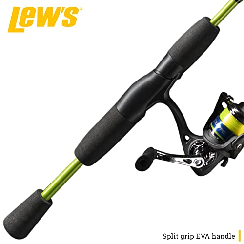 Lew's Crappie Thunder Spinning Reel and Fishing Rod Combo, 2-Piece IM6 Graphite Blank, Right or Left-Hand Retrieve - style: 6'6"