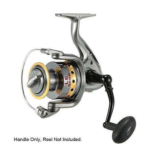 Spinning Reel Handle Aluminum Alloy Rotary Knob Foldable Power Handle for Fishing Spinning Reel Replacement Handle Nonslip Grip