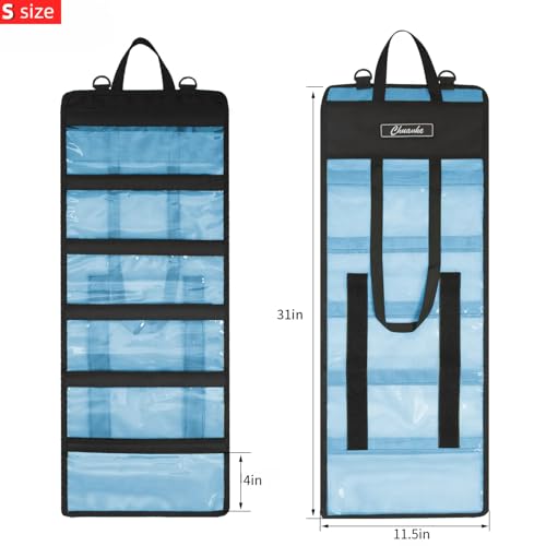 Lure Bag 6 Pocket PVC Protective Cover Durable Fishing Bag | Trolling Lure Tackle Box - size: Small