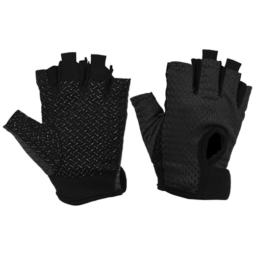 PATIKIL Fishing Gloves Breathable Fingerless Sun Protection Gloves for Men Women Rowing Kayaking Cycling - size: X-Large