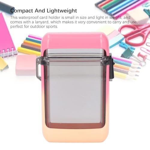 Pocket Case, Compact Multifunctional Wide Application Good Sealing ID Card Holder Portable Lightweight for Canoeing (Gradient)