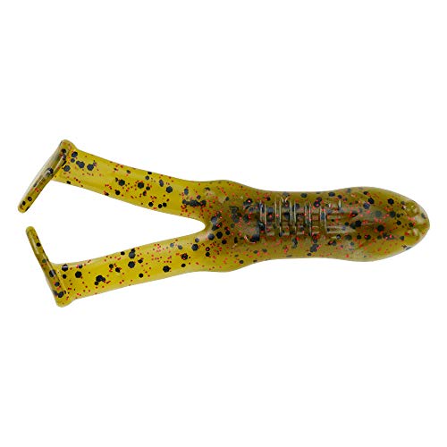 Berkley PowerBait Beatn'n Paddle Frog Fishing Soft Bait - color: Watermelon Red Fleck