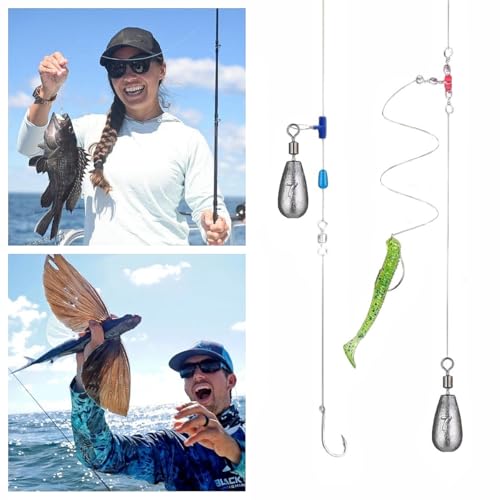 50Pcs Waterdrop Fishing Weights Sinkers Casting Fishing Weights Drop Shot Sinkers Catfishing Sinkers Lead Weights Sinkers with Barrel Swivels for Saltwater Freshwater Fishing-3/16oz(5g) - size: 1/4oz(7g)