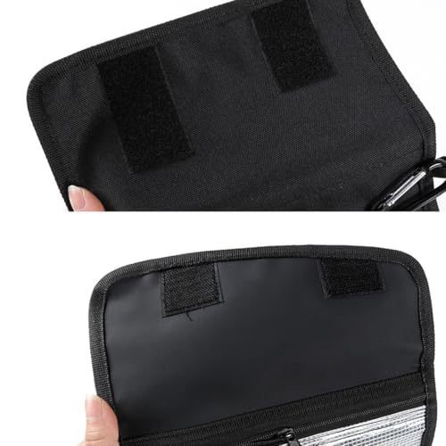 Alipis Fishing Bait Bag Portable Lure Organizer Waterproof Soft Baits Binder Pouch Outdoor Fishing Tackle Storage for Anglers