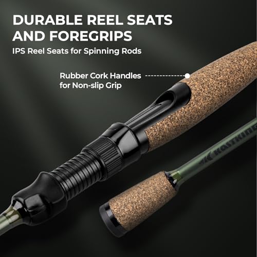 KastKing Spartacus II Twin-Tip Fishing Rod and Reel Combo, Spinning & Casting Combo, Fishing Poles and Reels Combo, KastFlex IM6 Graphite Blanks, 2-Piece Rods with Extra Tip - style: Spin-6'8'' Ml-2000 Reel (2 Pcs+ Extra Tip)