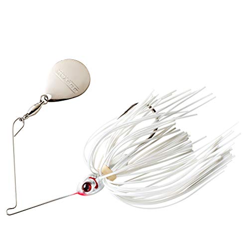 Booyah Colorado Blade Spinner-Bait Bass Fishing Lure - color: Snow White, style: Single Colorado (3/8 Oz)