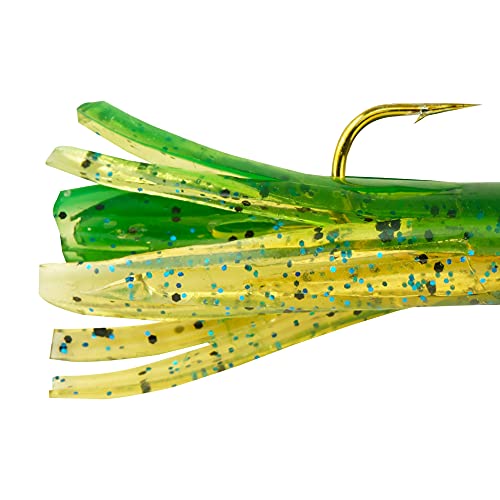 Berkley PowerBait Pre-Rigged Atomic Tubes Fishing Soft Bait - color: Perch, size: 1/32 oz