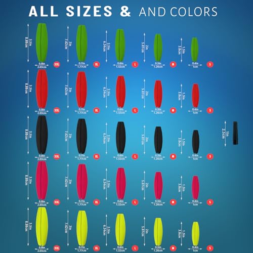 Narcissus Fishing Slotted Peg Float – Slip Bobbers for Fishing, Catfishing Tackle, Fishing Bobbers for Bass, Santee Rig, Easy Line Insertion, No Threading - color: 27pcs-1.5in
