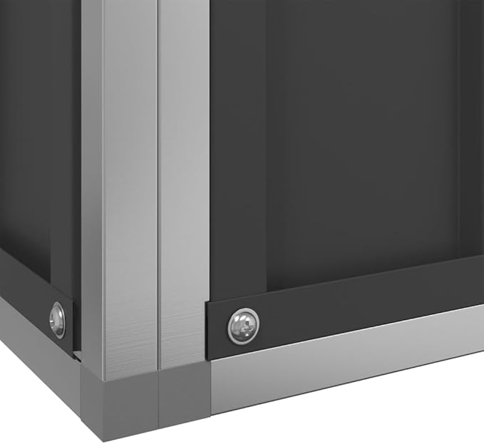 Large Metal Heavy Duty Walk-in Aviary Cage with Extension, Ample Activity Space Bird Cage with Lockable Door Also for Chickens and Rabbits, Silver 246.7"x42.1"x83.5" Steel,-408