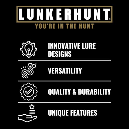 Lunkerhunt TOPCOM01 Topwater Combo – Assortment | Dragonfly, Lunker Frog, & Prop Fish | Durable Fishing Lures