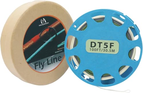 Maxcatch Troutlite Double Taper Floating Fly Line, 90ft, DT3F-DT6F, Easy Casting, with Two Welded Loops - size: DT3F-90FT