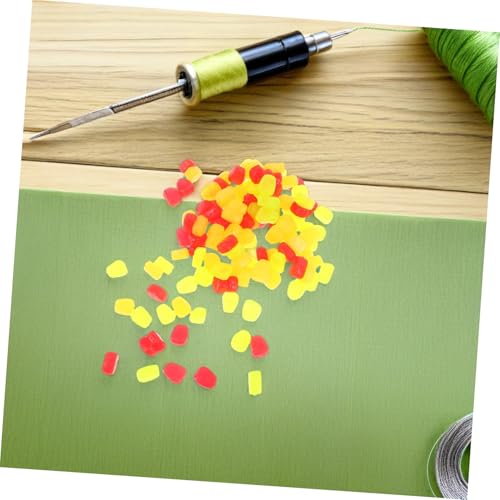 Abaodam 150pcs Floating Silicone Fake Corn Baits for Carp and Trout Fishing, Realistic Appearance Soft Artificial Lures for Freshwater and Saltwater Fishing