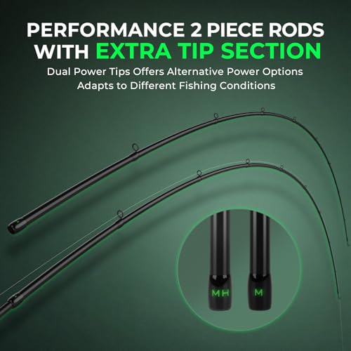 KastKing Zephyr Dual Tip Fishing Rod, Lightweight KastFlex IM6 Graphite Spinning & Casting Rod with Zirconium Oxide Ring Guides, Hook Keeper, EVA Grip, PTS Power Transition System - size: 7'0"-M/MH-Fast(2 Pcs+ Extra Tip), style: Casting