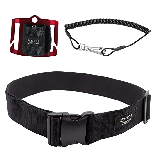 Smith Creek Net Holster, Wading Belt & Lanyard Value Bundle (Red)