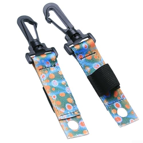 Minhe 2 pcs Fly Fishing Floatant Bottle Holder With Karabiner Clip Nylon Sinkant Webbing Bottle Holder For Securing Floatant Bottles To Fishing Apparel