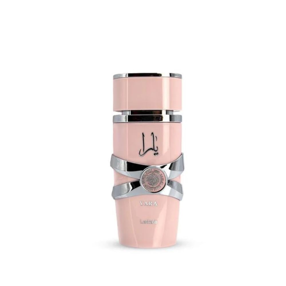 Lattafa Yara - Vanilla, Gourmand, Fruity, Floral - Eau de Parfum Long-Lasting Fragrance for Women, 3.40 Ounce / 100 ml