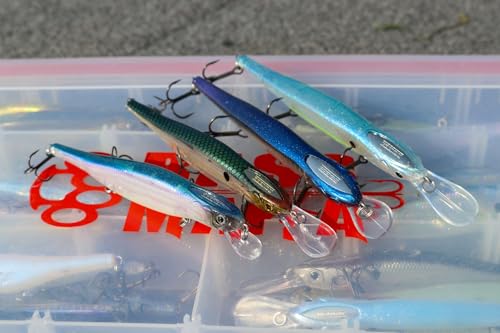 Booyah Flash Point Jerkbait Jr Deep - color: Green Pumpkin Sexy Shad