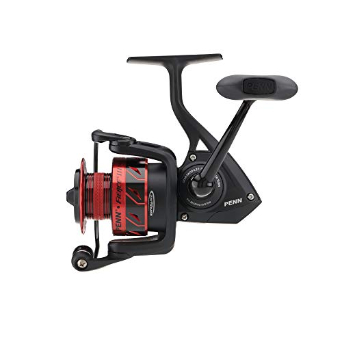 Penn Fierce III Spinning Inshore Fishing Reel, Size 2000, Right/Left Handle Position, 5 Bearings for Smooth Operation - size: 3000 - Box, style: Fierce III