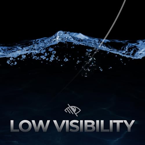 KastKing Fluorokote 100% Fluorocarbon Coated Fishing Line, Fluorocarbon Leader, Extreme Clarity,Fast Sinking,Shock Resistant, High Abrasion Resistance - size: 10LB(150Yard)