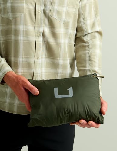 HUK - Men's Scale Vest, DWR Insulated Performance Fishing Vest - color: Cypress Landing, size: Small