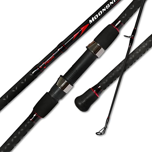Fiblink Surf Casting Fishing Rod 2-Piece Graphite Travel Baitcasting Fishing Rod - size: Length: 10'