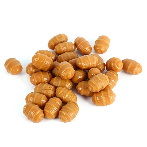 Fishing Baits, Tiger Nut Baits Carp Fishing Soft Floating Artificial Tiger Nut Part Pop Up Terminal Tackle Pellets for Outdoors Freshwater Carp Fish - size: 30pcs