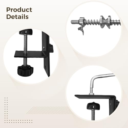 Fishing Line Spooler Winder, Spooling Station Aluminum Alloy, Rotating Axis Adjustable, Steel Frame and Clamp Workbench for Machine Line Spooler Fishing, Multiple Accessories