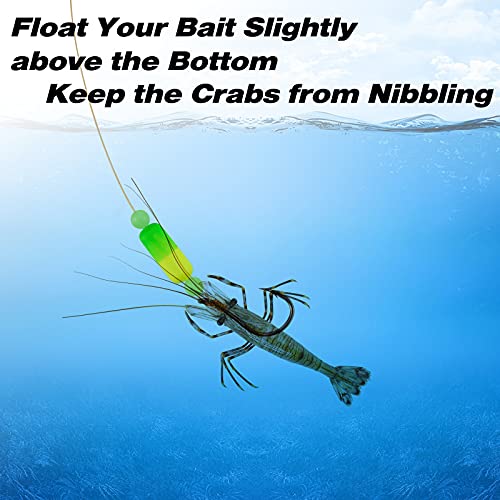 Dr.Fish 30 Pack Fishing Rig Floats Pompano Floats Walleye Rig Lure Making Accessories Surf Fishing Foam Snell Bobbers - color: Red, size: Large-2/3*2/5"