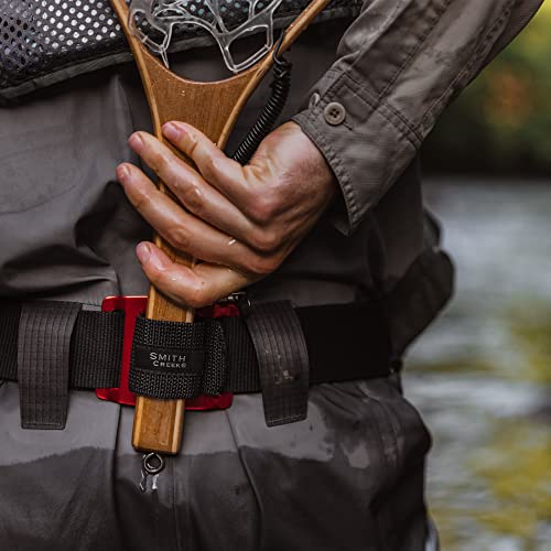Smith Creek Net Holster, Wading Belt & Lanyard Value Bundle (Red)