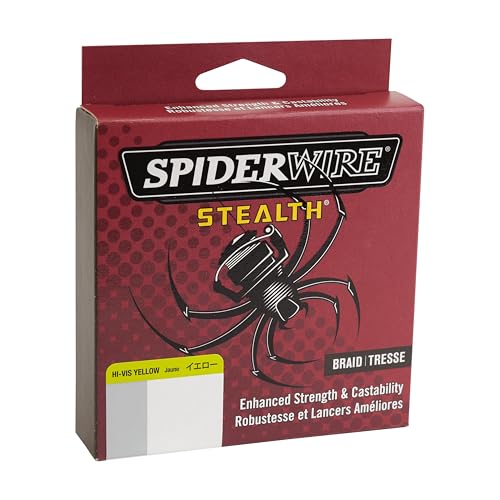 SpiderWire Stealth Braid Fishing Line - color: Hi-Vis Yellow, size: 300yd, style: 6lb Break Strength