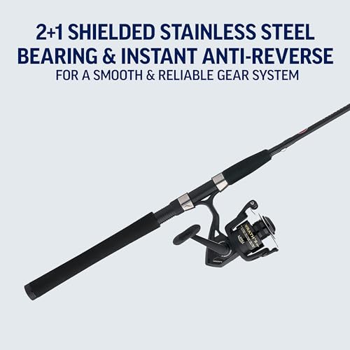 Penn Wrath II Spinning Reel and Fishing Rod Combo - size: 3000 Size Reel - 7' - Medium Light - 2pc