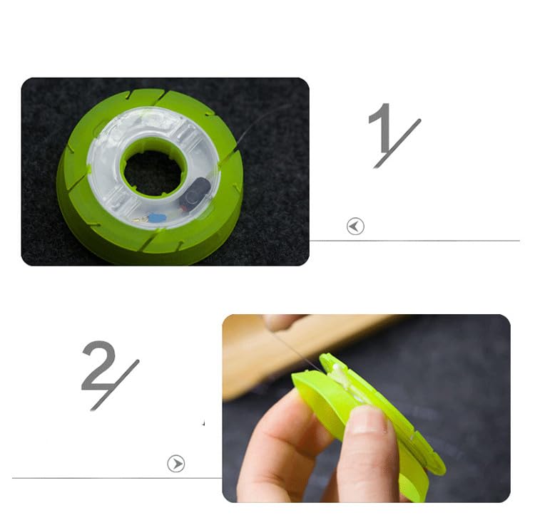 Pack of 5 Silicone Rig Winders Fishing-Line Leader Storage Holder Spool Storage - size: 70mm/2.75" 5pcs