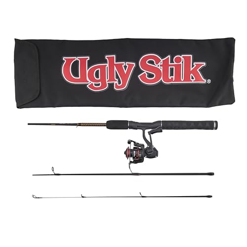 Ugly Stik GX2 Spinning Reel and Fishing Rod Combo - size: 30 Size Reel - 6' - Medium - 4pc, style: New Model