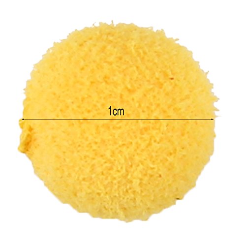 Yctze 30 Pack Carp Fishing Foam Up Soft Pellets Baits | 10/12mm Size | HighQuality Floating Lures for Effective Carp Catching (Yellow odorless 10MM)