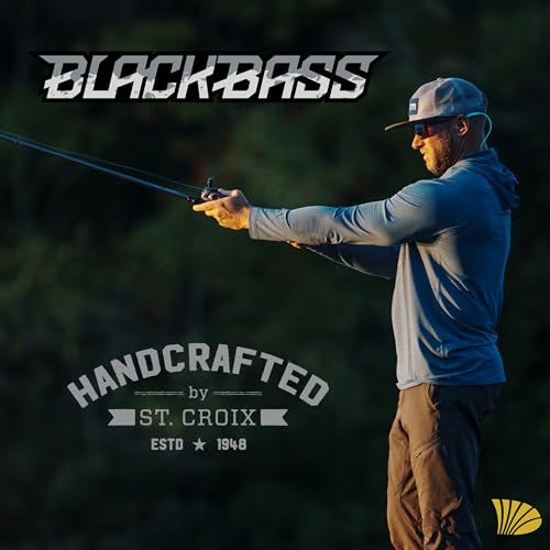 St. Croix Rods Black Bass Casting Rod, RIC, Premium Quality, Durably Sensitive, High Performing Casting Rod - style: 7'3" Heavy/X-fast 1 Pc.
