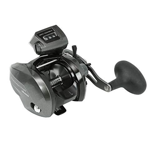 Okuma Convector Low Profile Line Counter Graphite Frame Trolling Reel - size: One Size, style: Cv-354d: 260yds-14lb, 5.4:1