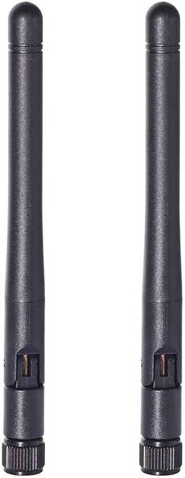 Bingfu Dual Band WiFi 2.4GHz 5GHz 5.8GHz 3dBi MIMO RP-SMA Male Bluetooth Antenna (2-Pack) for PC Computer WiFi Router Wireless Network Card USB Adapter Security IP Camera Video Surveillance Monitor