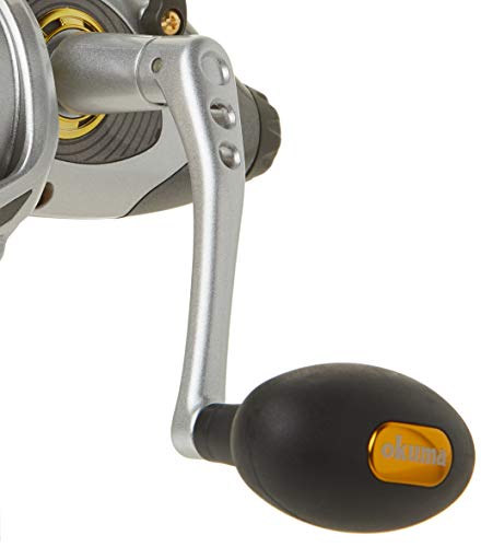 Okuma Avenger ABF B Series Graphite Baitfeeder Saltwater Spinning Reel - style: Abf-80b: 290yds-25lb