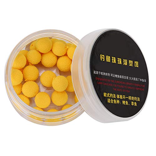 Yctze 30 Pack Carp Fishing Foam Up Soft Pellets Baits | 10/12mm Size | HighQuality Floating Lures for Effective Carp Catching (Yellow odorless 10MM)