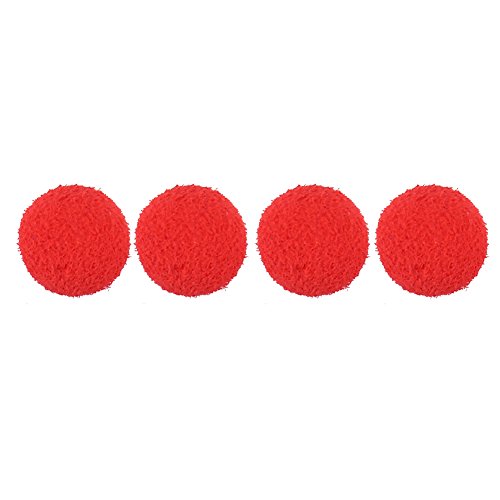 Acouto 30PcsLot Carp Fishing Foam Up Soft Pellets Baits Floating Lure for Effective Fishing Carp ， Bait，Soft Pellets，Floating Lure，Foam Lures， Pel - color: Red strawberry flavor 10MM