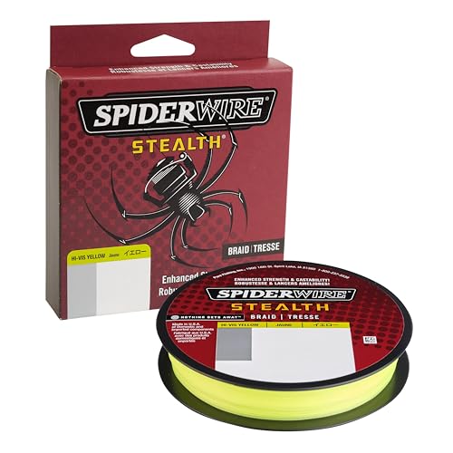 SpiderWire Stealth Braid Fishing Line - color: Hi-Vis Yellow, size: 300yd, style: 6lb Break Strength