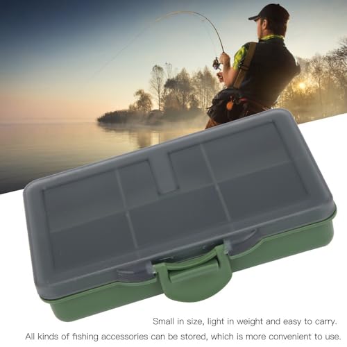 Fishing Tackle Box, Clear Water proof Storage Organizer for Hooks, Lures, Baits, Terminal Tackle and Small Fishing Accessories Use(6 Compartments) - size: 6 Compartments