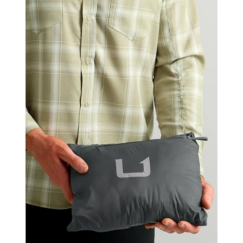 HUK - Men's Scale Vest, DWR Insulated Performance Fishing Vest - color: Night Owl, size: 3X-Large