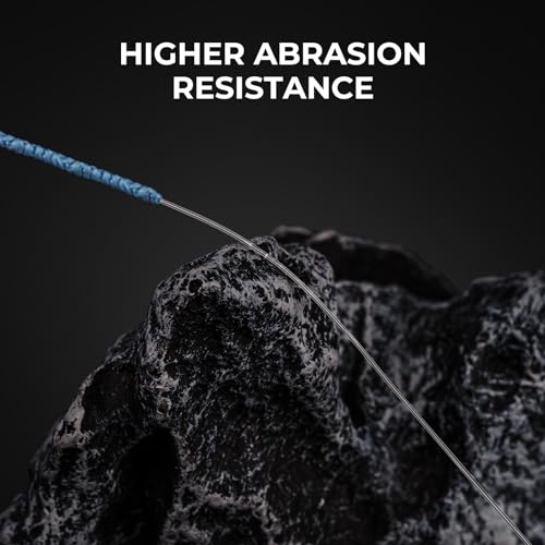 KastKing Fluorokote 100% Fluorocarbon Coated Fishing Line, Fluorocarbon Leader, Extreme Clarity,Fast Sinking,Shock Resistant, High Abrasion Resistance - size: 17LB(300Yard)