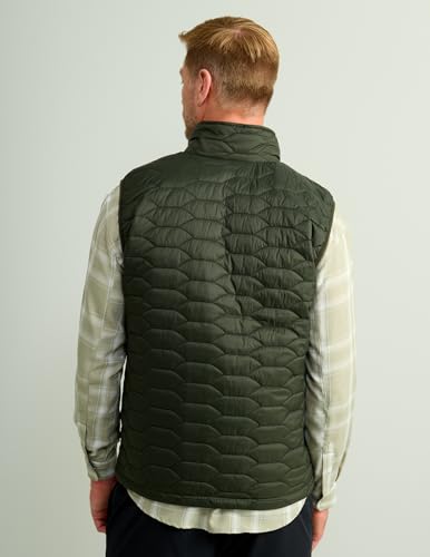 HUK - Men's Scale Vest, DWR Insulated Performance Fishing Vest - color: Cypress Landing, size: Small