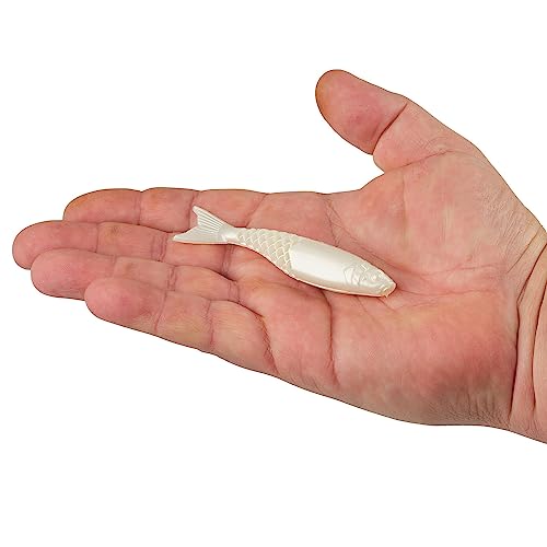 Berkley PowerBait PowerStinger Fishing Soft Bait - color: Pearl White, size: 3 1/2"