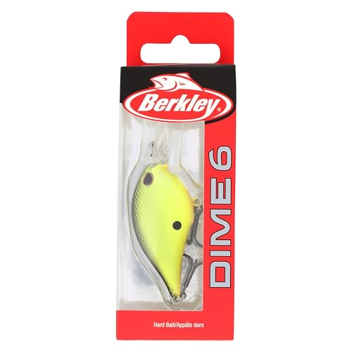 Berkley Dime Fishing Hard Bait - color: Black Chartreuse, size: 2 1/4in - 1/2 oz