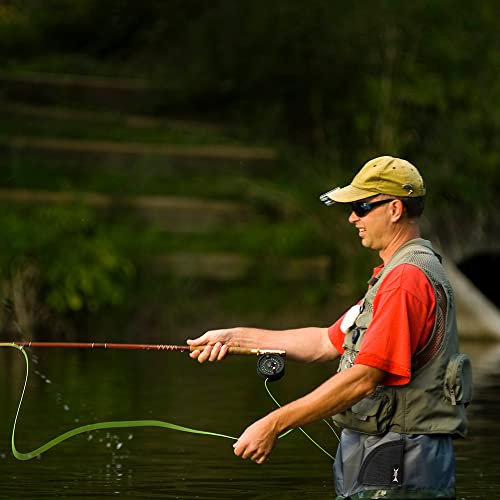 HERCULES Pre-Tied Loop Fly Fishing Leader 6 Pack with Tapered Leader Wallet - size: 12FT - 6pcs
